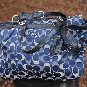 Blue Coach Purse